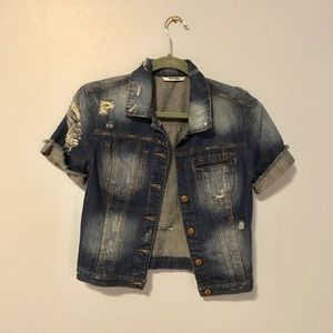 Highway Jeans Denim Button Short Sleeve